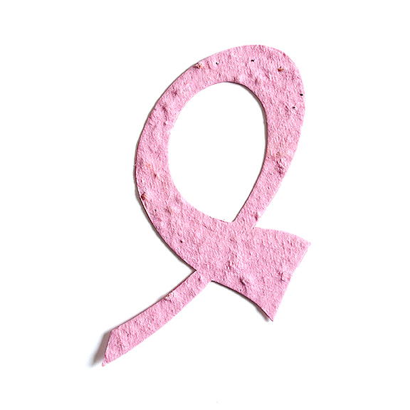 Seed Paper Shape Ribbon 3 - Pink