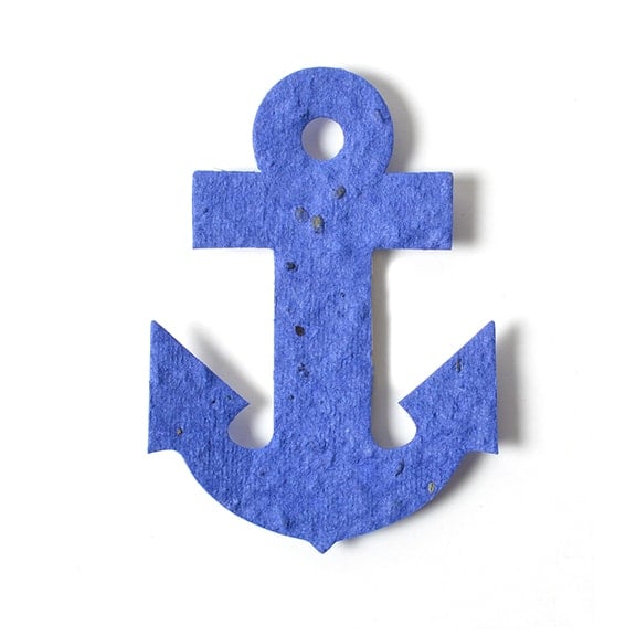 Seed Paper Shape Anchor - Royal Blue