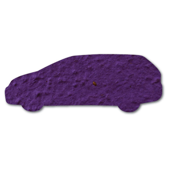 Seed Paper Shape Car 7 - Violet