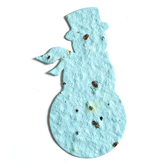 Seed Paper Shape Snowman 2 - Powder Blue