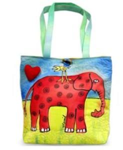 Bright and Colorful Recycled Canvas Bags