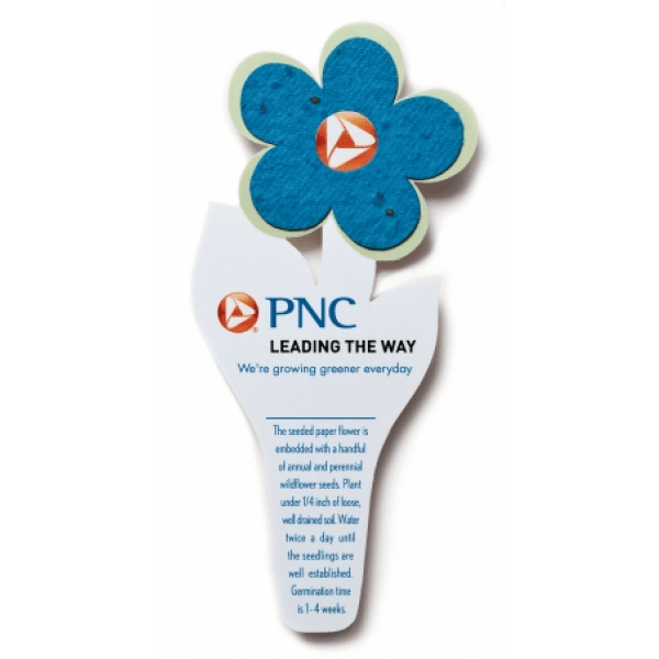 Jumpstart Your Reading With our Seed Paper Flower Bookmark!