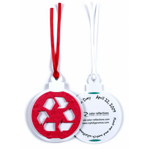 Ring in the Holidays with our Seed Paper Ornament Gift Tag!