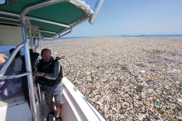 Shocking Video Shows Caribbean Sea Being Consumed by Plastic Waste