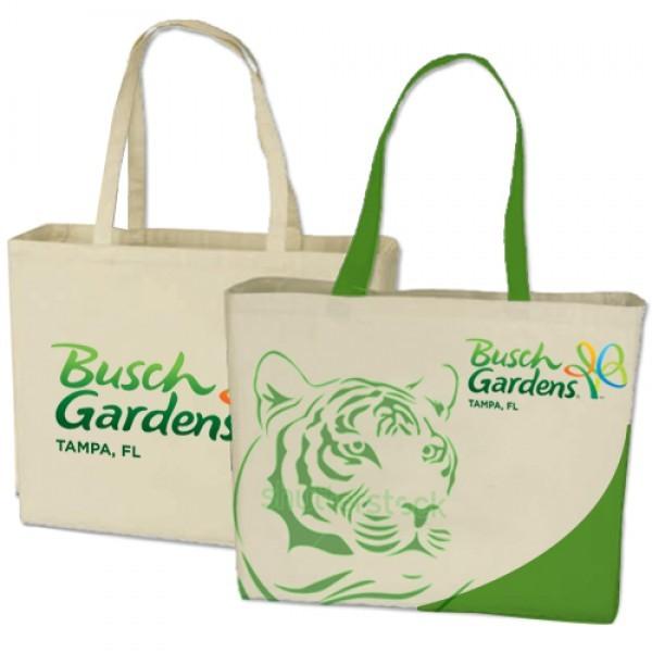 Never pay for Plastic Bags With our Reusable Custom Organic Cotton Bags!