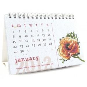 Use a Seed Paper Calendar for reliable reminders!