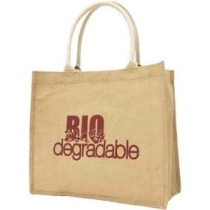 Show Your Business' Dedication To the Environment With Custom Natural Jute Grocery Totes!