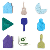 Seed paper shapes work home & hobby themed