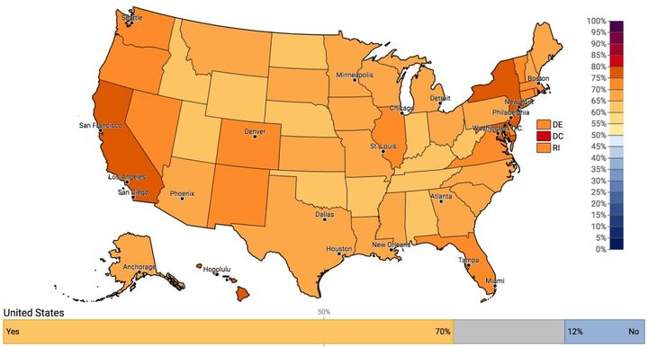 Climate change maps reveal how americans really feel about global warming